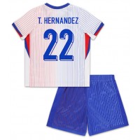 France Theo Hernandez #22 Replica Away Minikit Euro 2024 Short Sleeve (+ pants)